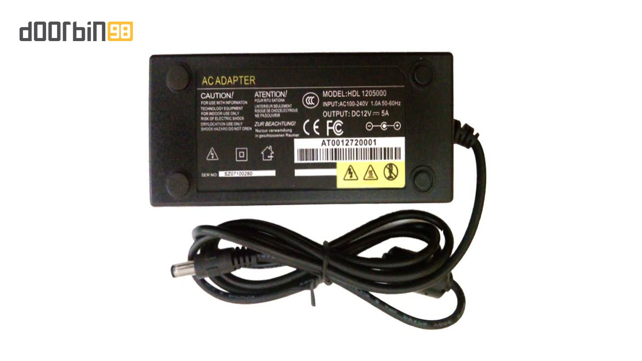 آداپتور 12 ولت 5 آمپر مدل 12V5A آداپتور 12 ولت 5 آمپر مدل 12V5A