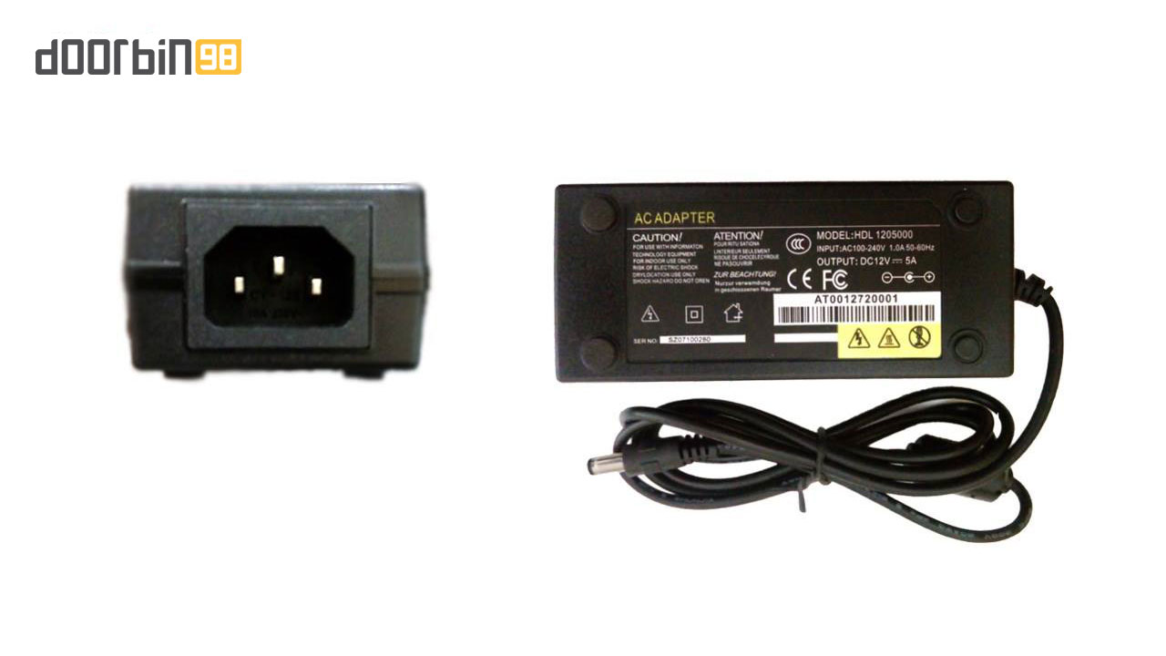 آداپتور 12 ولت 5 آمپر مدل 12V5A آداپتور 12 ولت 5 آمپر مدل 12V5A